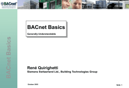 BACnet Presentation Form