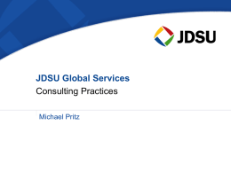 Title Here - JDSU - Network & Service Enablement