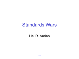 standards-wars - UC Berkeley School of Information