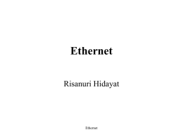 Ethernet - Gadjah Mada University