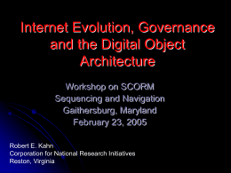 Internet Evolution & Governance