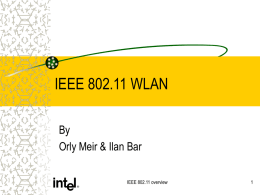 IEEE 802.11 WLAN