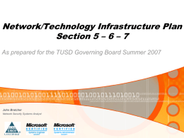 TUSD - Technology Oversight Committee