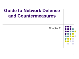 Guide to Network Defense and Countermeasures