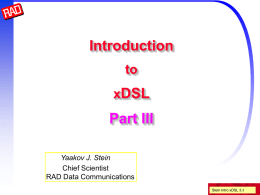 Intro to xDSL Part 3