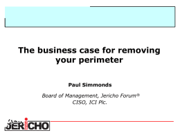 The business case for removing the perimeter