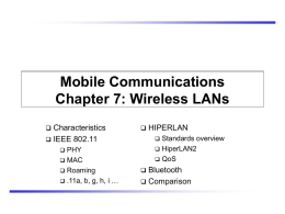 Mobile Communications