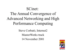 SC2001 Netcommunications