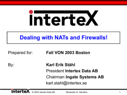 Intertex Data AB, Sweden