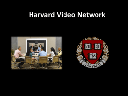 Harvard University’s Cisco Telepresence