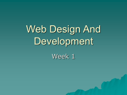 Web Design And Development