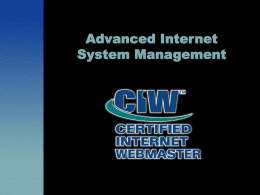 Internet System Management