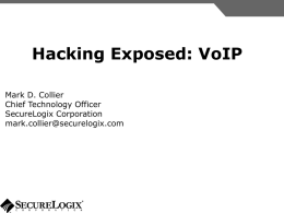 Cutting Edge VoIP Security Issues Color