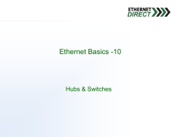 Ethernet basics