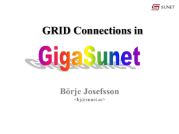 GigaSunet - Uppsala University
