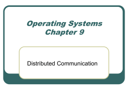 Operating Systems Chapter 9