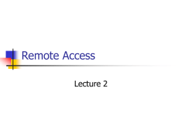 Remote Access - York Technical College