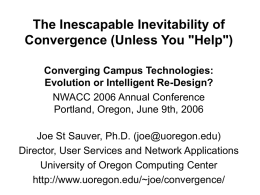The Inescapable Inevitability of Convergence (Unless You