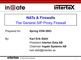 Intertex Data AB, Sweden