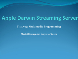 Apple Darwin Streaming Server