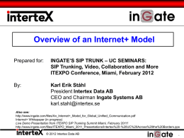 Intertex Data AB, Sweden