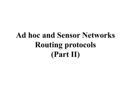 Chapter 4 Routing Protocols