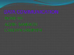 DATA COMMUNITION