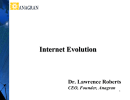 Key-2 (Roberts) Evolution of the Internet - SharkFest