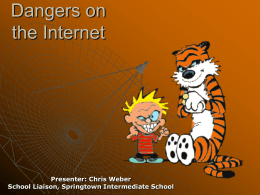 Dangers on the Internet