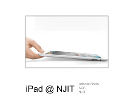 Instructional Uses for the iPad