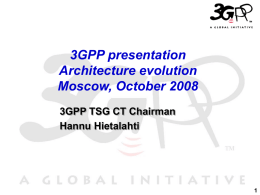 3GPP CT presentation