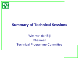 technical summary 2009