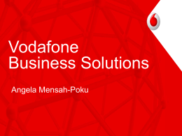 The evolution of Vodafone Business Solutions