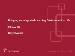 What`s an Integrated Learning Environment?