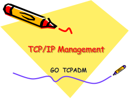 TCP/IP Management
