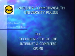 The Technical Side of Internet and Computer Crime