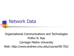 Network Data - Andrew.cmu.edu