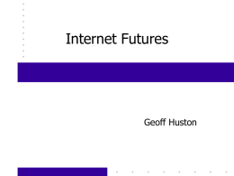 The Internet in Perspective