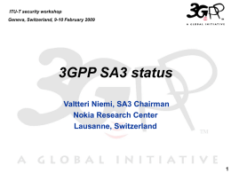 SA3 Status Report to SA#15 SP-020106