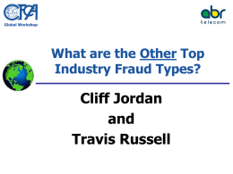 Top Industry Fraud Types