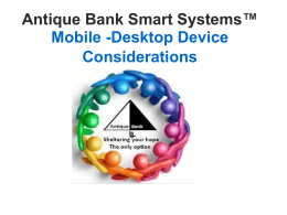 Antique_Bank_Smart_Systems__PPT