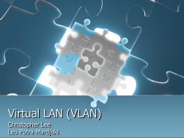 Virtual LAN Presentation