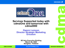cdma2000 - CDMA Development Group