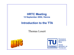 Introduction to TTA