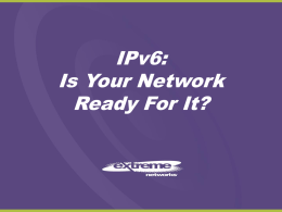 IPv6 Fundamentals & Extreme Implementation
