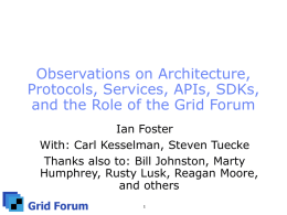 TCP/IP Protocol - Open Grid Forum