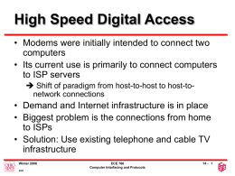 14. DSL,cable modems
