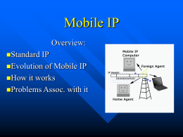 Mobile IP