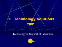 technology in support of education