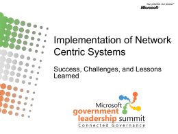 Network Centric Bridges to Legacy Systems